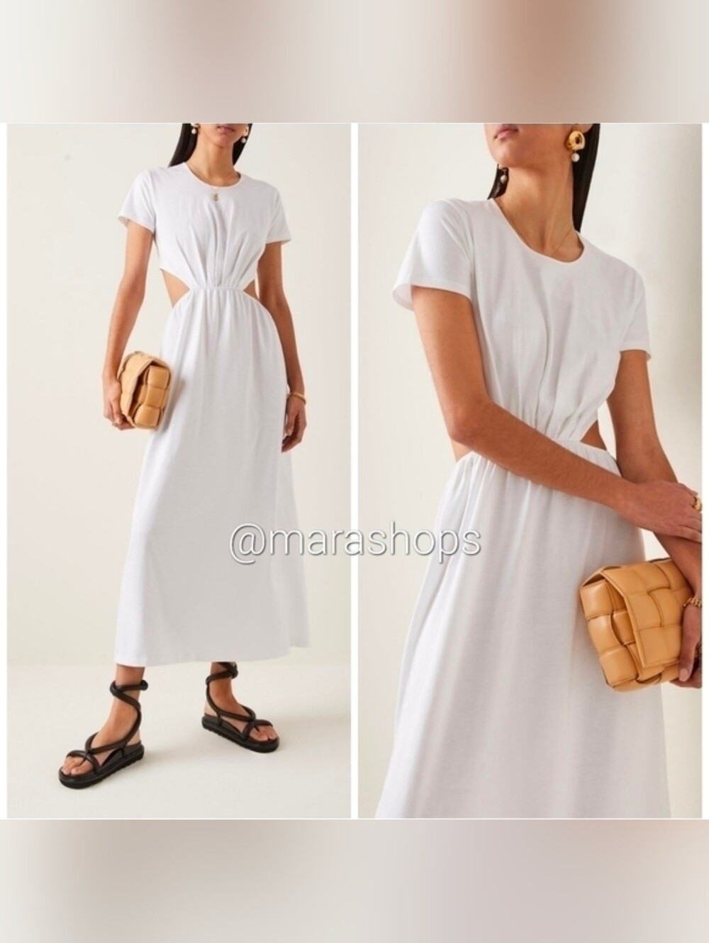 Loulou Studio Seram Open-back Cotton Maxi Dress